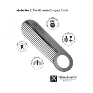 Chicago Comb Co. Model #2 Carbon Fiber