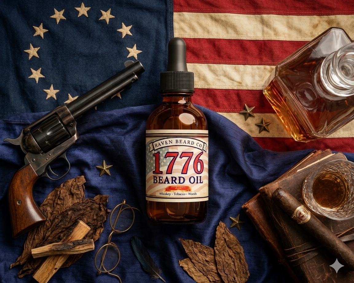 1776 - 2.0z Beard Oil - 76 Bottles Only - Image 2