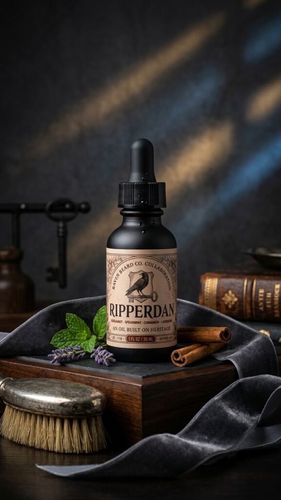 Ripperdan beard oil by Raven Beard Co.