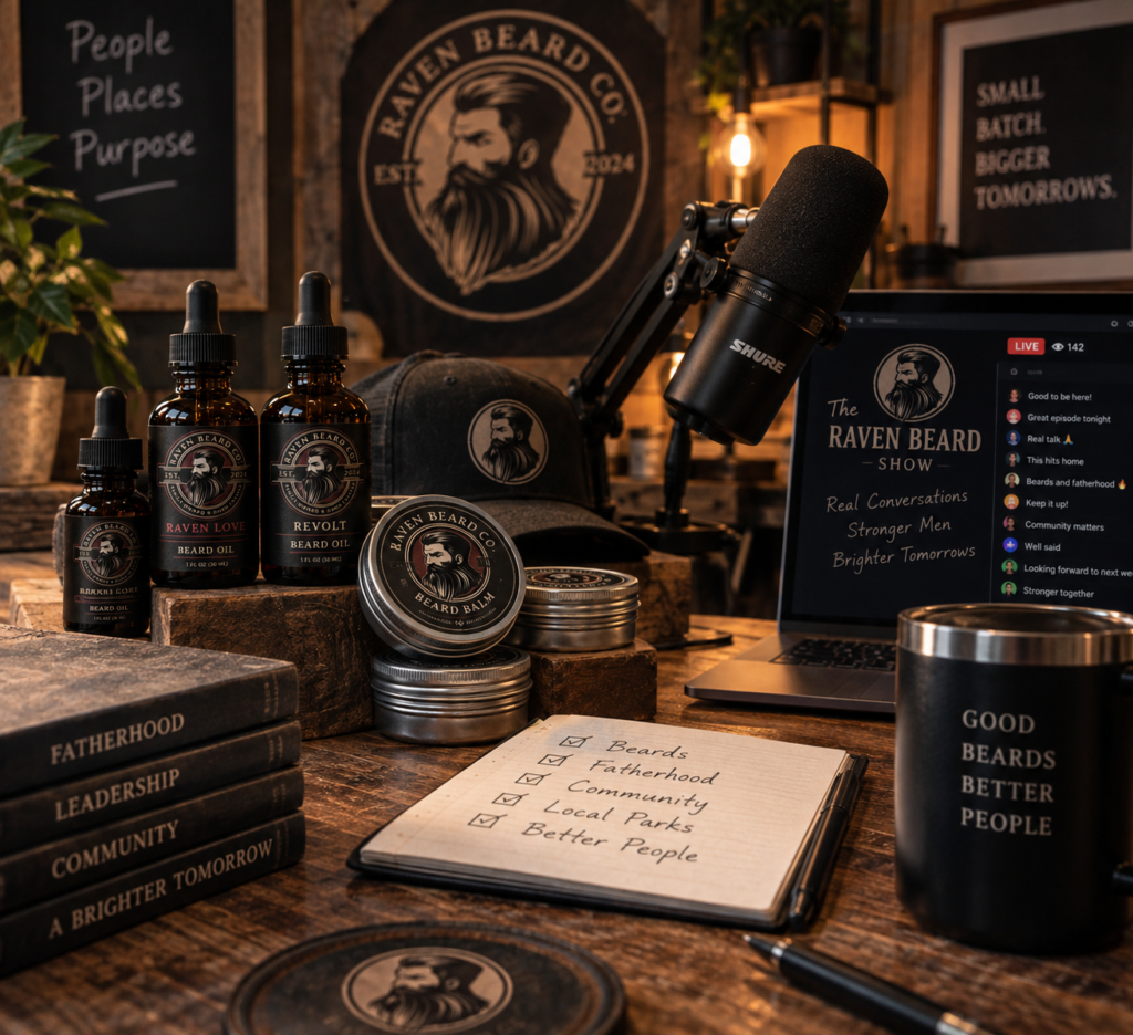 Raven Beard Co Livestream Products